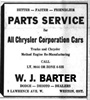 Barter Motors, Ad, Jan 4, 1951