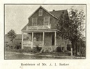 Mr. A. J. Barker home